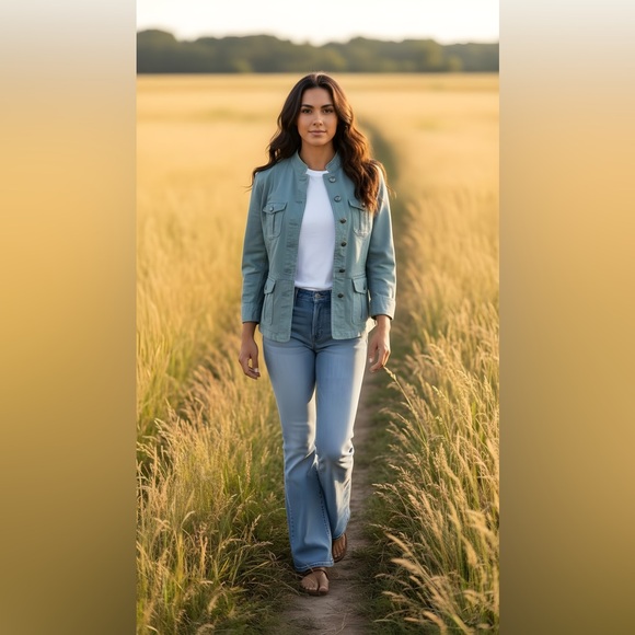 Talbots Military Jacket - Size MP - Picture 11 of 11